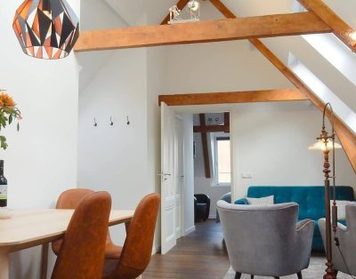 Luxurious and spacious penthouse in city center! 2 bathrooms, airco, wifi.