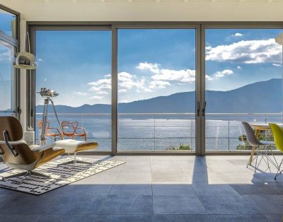 Luxury Lake Maggiore villa with pool and gym