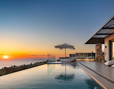 Luxury Villa ‘Nimbus Villas’ with Ionian Sea Views, Private Pool & Modern Design in Kalamitsi