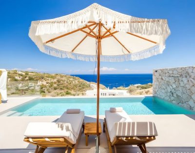 Villa ‘One-Bedroom For 3’ with Sea View, Wi-Fi and Air Conditioning